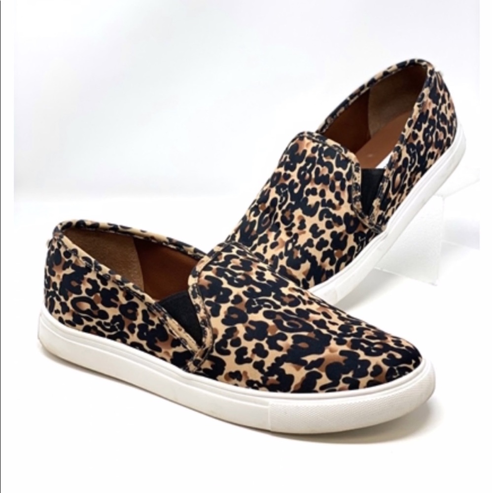 Steve Madden Animal Print Slide on Sneakers